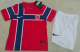 Norway Home Kids 1:1 Quality Soccer Jersey 26/27 (2026)