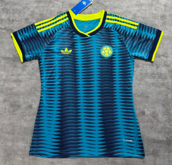 Colombia Away Women Fans 1:1 Quality Soccer Jersey 26/27（2026）