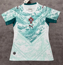 Portugal Away Women Fans 1:1 Quality Soccer Jersey 26/27（2026）