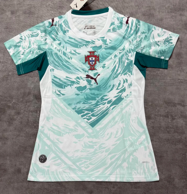 Portugal Away Women Fans 1:1 Quality Soccer Jersey 26/27(2026)