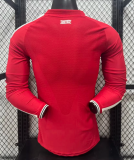 Manchester United  Home Long Sleeve Player 1:1 Quality Soccer Jersey 26/27