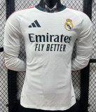 Real Madrid Home Long Sleeve Player 1:1 Quality Soccer Jersey 26/27