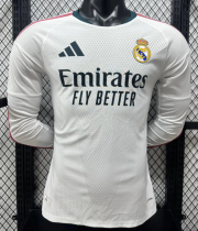 Real Madrid Home Long Sleeve Player 1:1 Quality Soccer Jersey 26/27