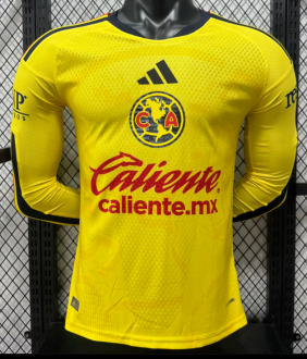 Club America Home Long Sleeve Player 1:1 Quality Soccer Jersey 26/27