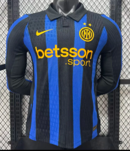 Inter Milan Home Long Sleeve Player 1:1 Quality Soccer Jersey 26/27