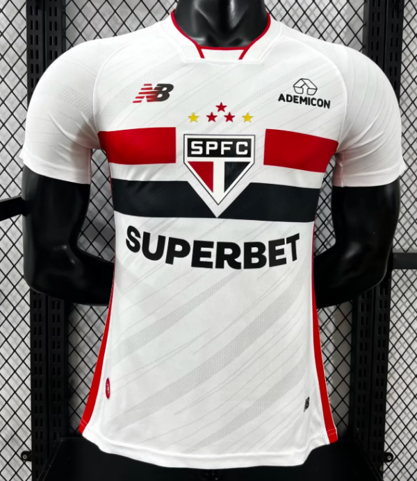Sao Paulo Home Player 1:1 Quality Soccer Jersey 26/27