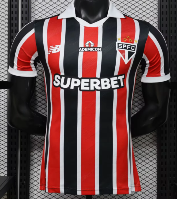 Sao Paulo Away Player 1:1 Quality Soccer Jersey 26/27