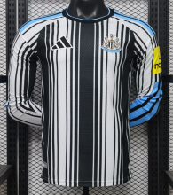 Newcastle Home Long Sleeve Player 1:1 Quality Soccer Jersey 26/27
