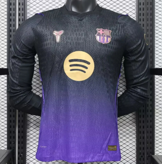 Barcelona Away Long Sleeve Player 1:1 Quality Soccer Jersey 26/27