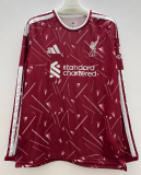 Liverpool Home Long Sleeve Fans 1:1 Quality Soccer Jersey 26/27
