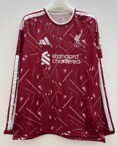 Liverpool Home Long Sleeve Fans 1:1 Quality Soccer Jersey 26/27 Liverpool Home Long Sleeve Fans 1:1 Quality Soccer Jersey 26/27