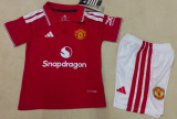 Manchester United Home Kids 1:1 Quality Soccer Jersey 26/27