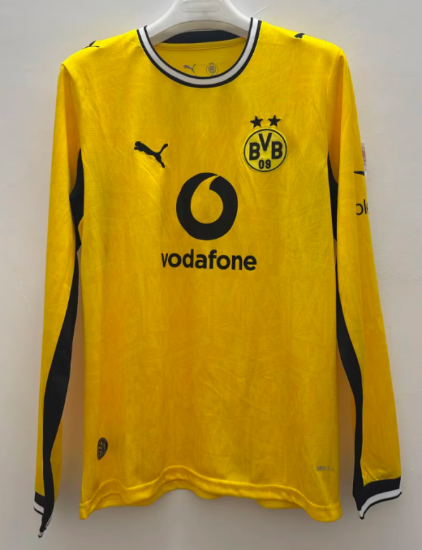 Dortmund Home Long Sleeve Fans 1:1 Quality Soccer Jersey 26/27