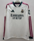Real Madrid Home Long Sleeve Fans 1:1 Quality Soccer Jersey 26/27
