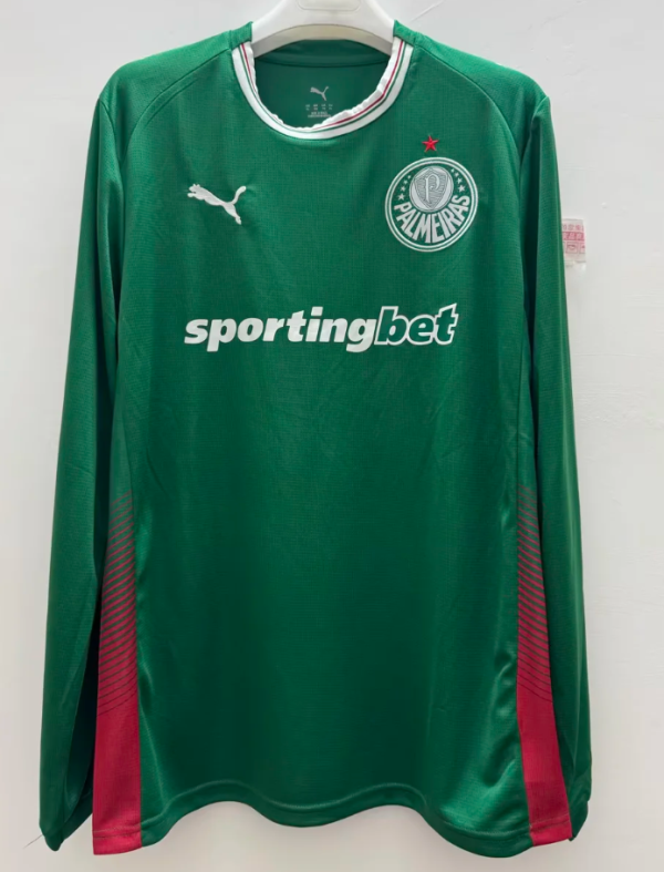 Palmeiras Home Long Sleeve Fans 1:1 Quality Soccer Jersey 26/27
