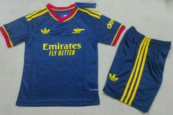 Arsenal Away Kids 1:1 Quality Soccer Jersey 26/27