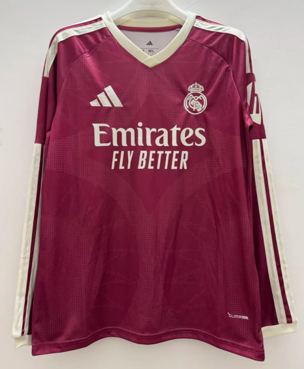 Real Madrid Third Away Long Sleeve Fans 1:1 Quality Soccer Jersey 26/27