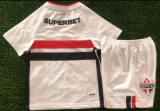 Sao Paulo Home Kids 1:1 Quality Soccer Jersey 26/27