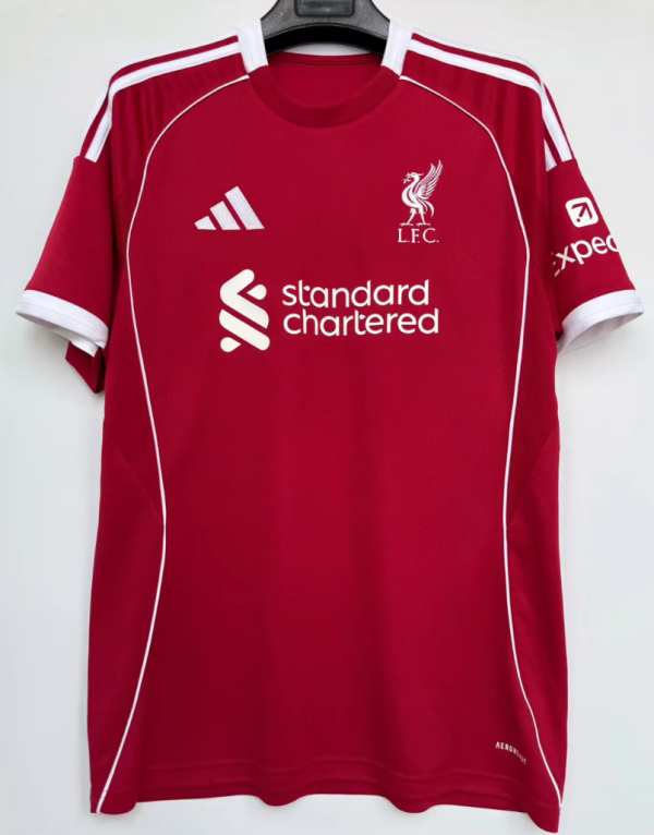 Liverpool Home Fans 1:1 Quality Soccer Jersey 25/26