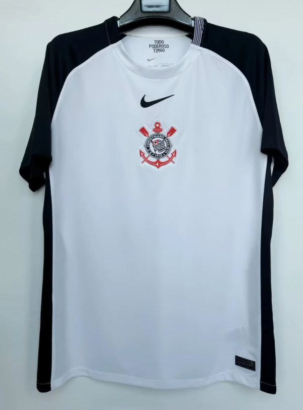 Corinthians Home Fans 1:1 Quality Soccer Jersey 25/26