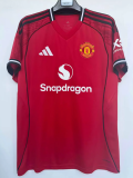 Manchester United Home Fans 1:1 Quality Soccer Jersey 25/26
