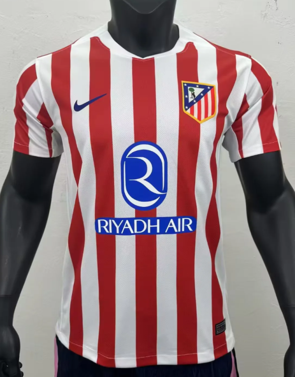 Atlético de Madrid Home Fans 1:1 Quality Soccer Jersey 25/26