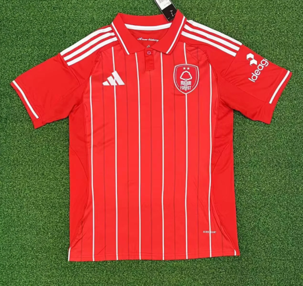 Nottingham Forest Home Fans 1:1 Quality Soccer Jersey 25/26