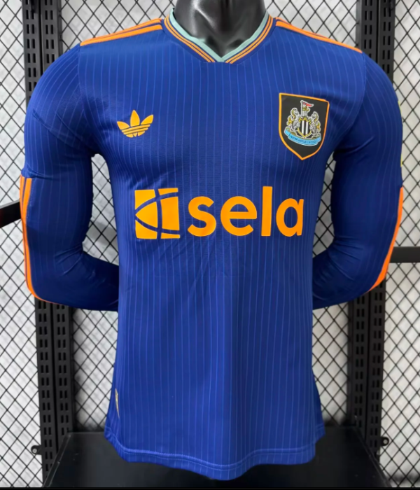 Newcastle Third Away Long Sleeve Player 1:1 Quality Soccer Jersey 25/26