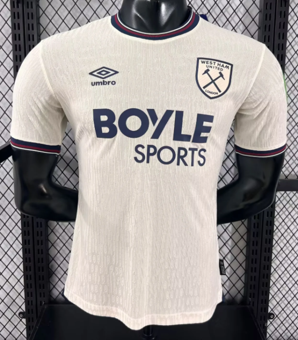 West Ham United Away Player 1:1 Quality Soccer Jersey 25/26