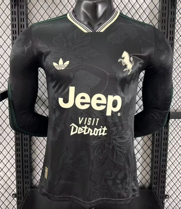 Juventus Third Away Long Sleeve Player 1:1 Quality Soccer Jersey 25/26