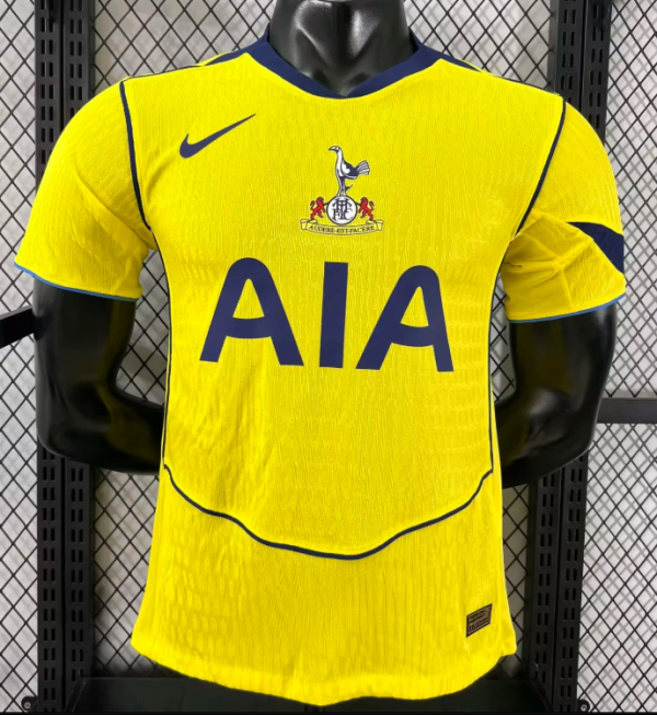 TottenhamThird Away Player 1:1 Quality Soccer Jersey 25/26