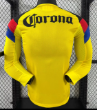 Club America Home Long Sleeve Player 1:1 Quality Soccer Jersey 25/26