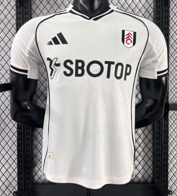Fulham Home Player 1:1 Quality Soccer Jersey 25/26