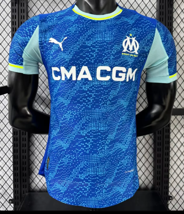 Marseille Third Away Player 1:1 Quality Soccer Jersey 25/26