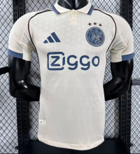 Ajax Third Away Player 1:1 Quality Soccer Jersey 25/26