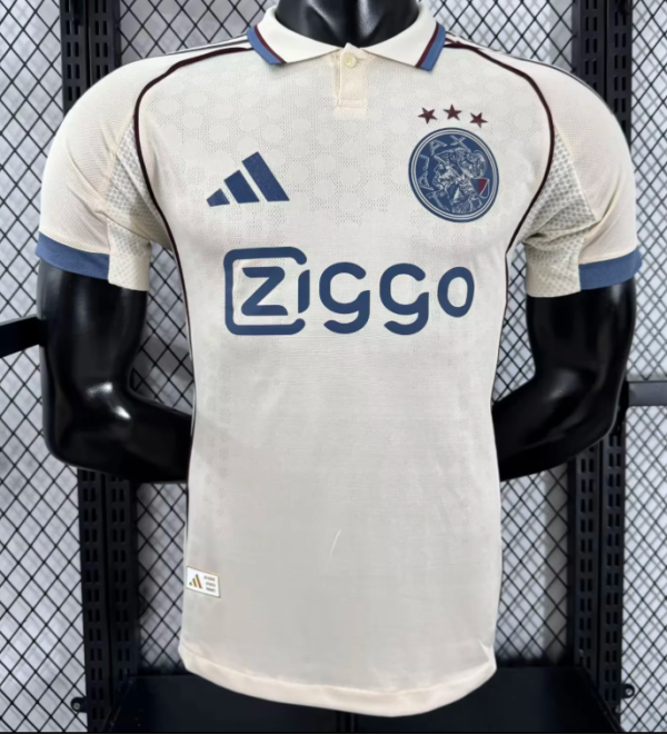 Ajax Third Away Player 1:1 Quality Soccer Jersey 25/26