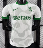 Sporting Lisbon Away Player 1:1  Quality Soccer Jersey 25/26
