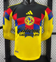 Club America Home Long Sleeve Player 1:1 Quality Soccer Jersey 25/26 Club America Home Long Sleeve Player 1:1 Quality Soccer Jersey 25/26