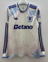 Aston Villa Third Away Long Sleeve Fans 1:1 Quality Soccer Jersey 25/26 Aston Villa Third Away Long Sleeve Fans 1:1 Quality Soccer Jersey 25/26