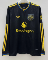Manchester United Third Away Long Sleeve Fans 1:1 Quality Soccer Jersey 25/26 Manchester United Third Away Long Sleeve Fans 1:1 Quality Soccer Jersey 25/26