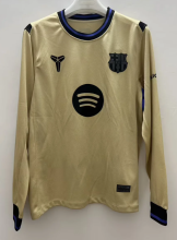 Barcelona  Away Long Sleeve Fans 1:1 Quality Soccer Jersey 25/26