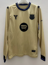 Barcelona Away Long Sleeve Fans 1:1 Quality Soccer Jersey 25/26 Barcelona Away Long Sleeve Fans 1:1 Quality Soccer Jersey 25/26