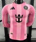 Inter Miami Home Long Sleeve Player 1:1 Quality Soccer Jersey 25/26