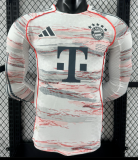 Bayern Munich Away Long Sleeve Player 1:1 Quality Soccer Jersey 25/26