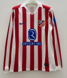Atlético de Madrid Home Long Sleeve Fans 1:1 Quality Soccer Jersey 25/26