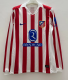 Atlético de Madrid Home Long Sleeve Fans 1:1 Quality Soccer Jersey 25/26