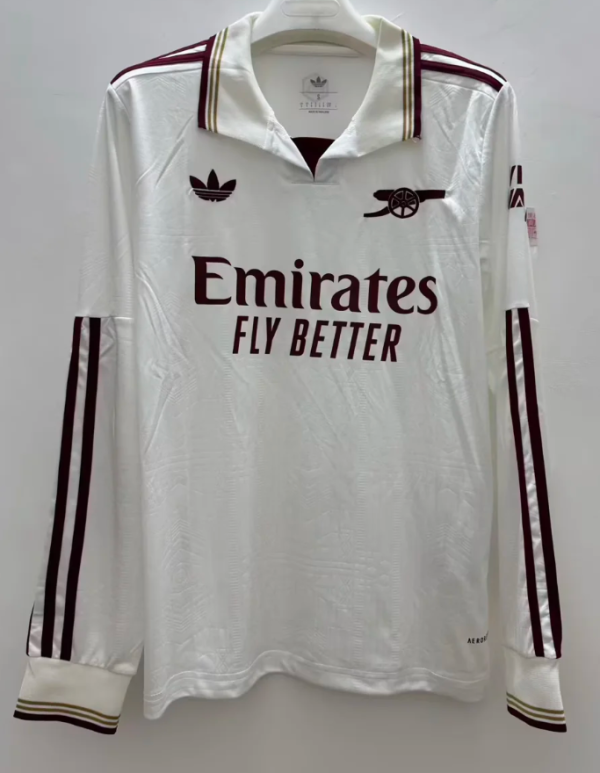 Arsenal Third Away Long Sleeve Fans 1:1 Quality Soccer Jersey 25/26