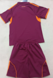 Roma Home Kids 1:1 Quality Soccer Jersey 25/26