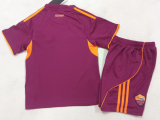 Roma Home Kids 1:1 Quality Soccer Jersey 25/26