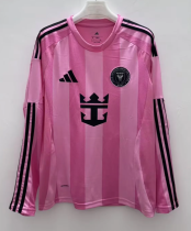 Inter Miami Home Long Sleeve Fans 1:1 Quality Soccer Jersey 25/26 Inter Miami Home Long Sleeve Fans 1:1 Quality Soccer Jersey 25/26